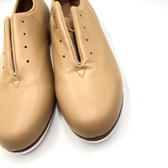 Bloch Womens‎ Size 10 S0381L Audeo Jazz Tap Caramel Tan Leather Dance Shoes - Picture 5 of 15